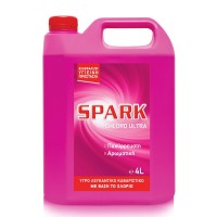 Spark Chloro Ultra Υγρό Λευκαντικό Καθαριστικό με βάση το Χλώριο Ροζ 4lt